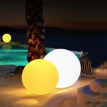 Уличный шар-светильник "Иду" 60 см RGB