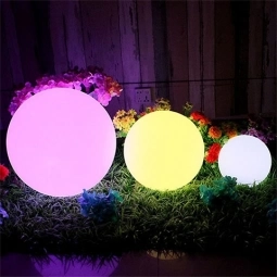 Уличный шар-светильник "Иду" 40 см RGB