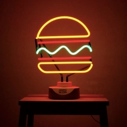 Неоновый светильник "Cheeseburger"