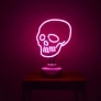 Неоновый светильник "Pink Skull"