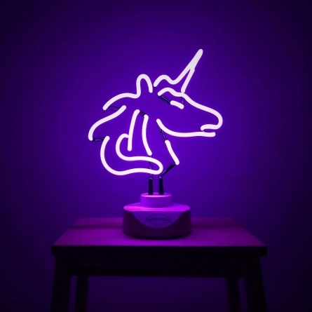 Неоновый светильник "Purple Unicorn"