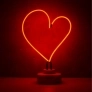 Неоновый светильник "Red Heart"