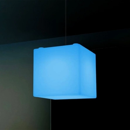 Подвесной куб светильник "Базз" 60 см RGB