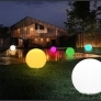 Уличный шар-светильник "Иду" 30 см RGB