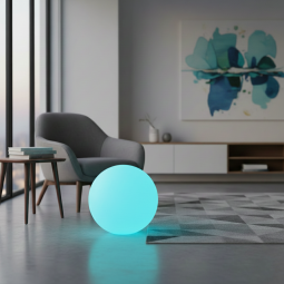 Светодиодный шар "Стар" 30 см RGB с аккумулятором без пульта