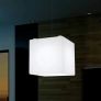 Подвесной куб светильник "Базз" 60 см белый