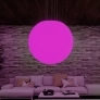 Подвесной светящийся шар "Хот" 80 см RGB