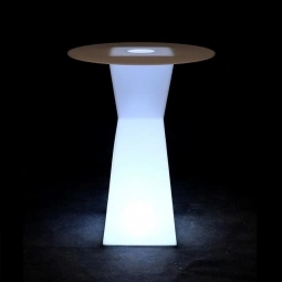 Светящийся фуршетный стол "Набу" белый